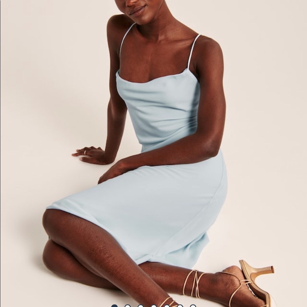 NWT! Abercrombie Cowlneck Slip Dress